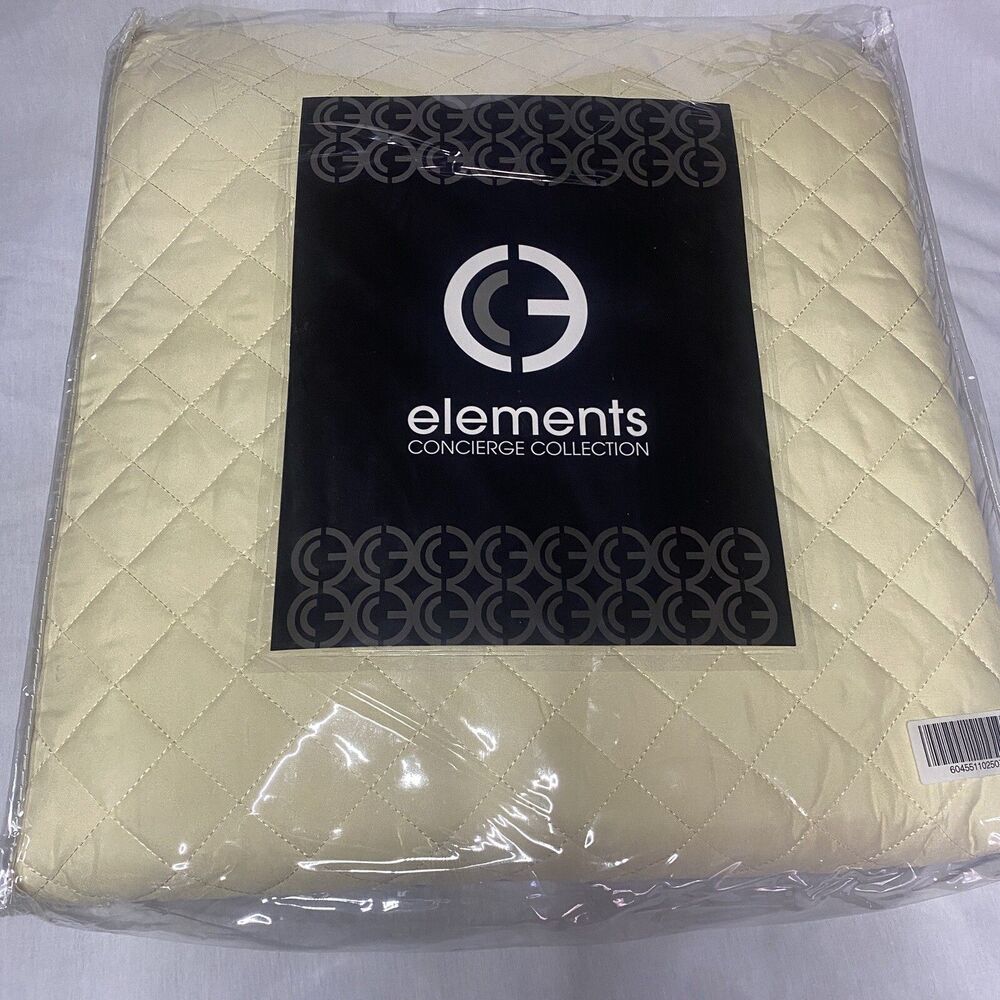 Elements Concierge Collection Queen Quilt 2 Shams Set 100% Polyester